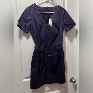 White House Black Market Deep Purple Mini Dress